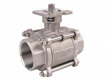 Stainless steel ball valve with ISO flange Tork KV903 DN 25