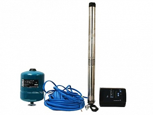 Grundfos SQE 2-70 + 60 m cable constant pressure maintaining set