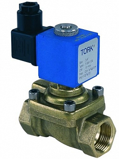 Steam solenoid valve TORK T-B205 DN 25, 12 VAC