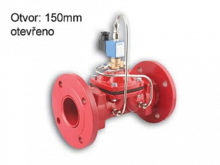 Electromagnetic solenoid valve for water TORK T-GLFN 118 DN 150