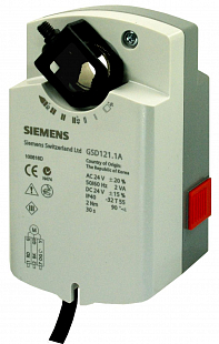 Air damper actuator Siemens GQD 131.1A, 24 V, 3-point (GQD131.1A)