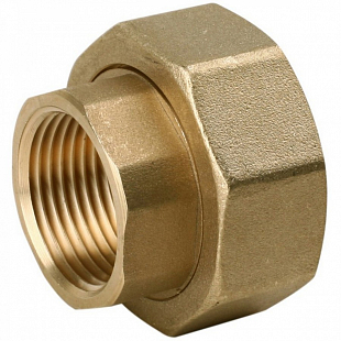 Brass screw connection 1/2"x1"