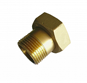 Brass screw connection 3/4"x1" for pump