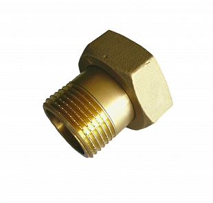 Brass screw connection 1/2"x3/4" to pump