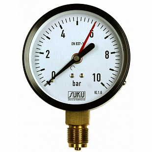 Pressure gauge with Bourdon tube SUKU 4451-100R,G1/2 (C21.000103)