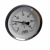 Bimetal thermometer SUKU D 63 L 63 0-60 °C + sump 1/2