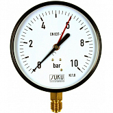 Pressure gauge with Bourdon tube SUKU 4951-160R,0-100 kPa,M20x1,5