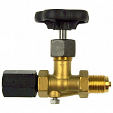 Shut-off valve SUKU, stainless steel, M20X1, 5, PN400, 200 °C