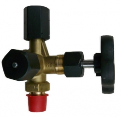 Shut-off valve SUKU, 3-way, steel, M20X1, 5, PN400, 200 °C (C20.009722)