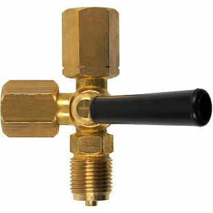 Shut-off valve SUKU, 3-way, brass, M20x1, 5, PN25 (C20.009707)