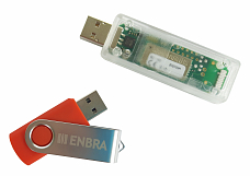 Reading set M-Bus ENBRA EWM with EWMR-INT USB modem with built-in internal antenna