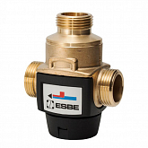 Valve for protection of solid fuel source with adjustabl e temperature ESBE VTC 412 55°C