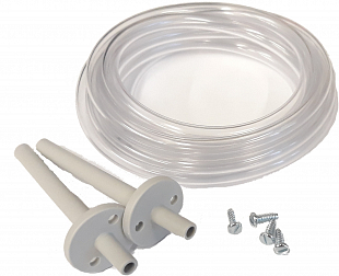 Connection kit for vent pipe including 2 m pipe