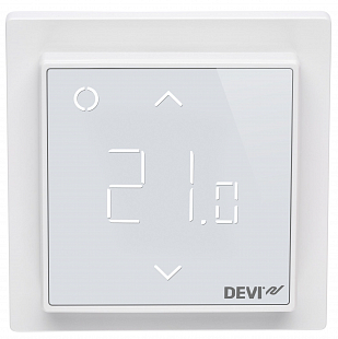 Programmable thermostat Danfoss DEVIreg Smart 230 V, polar white (140F1140)