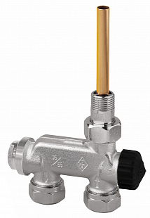 Straight radiator valve IMI Heimeier E-Z (3878-02.000)