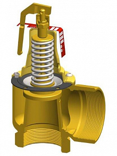 Boiler safety valve DUCO 1 1/4"x 1 1/2" 6 bar (693240.60B)