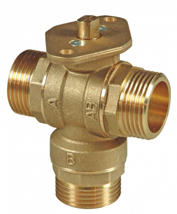 Three-way ball valve Siemens TG/XBZ11/4