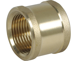 Brass Nipple with 1" Cylindrical Threads