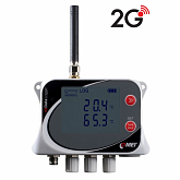 Wireless temperature datalogger Comet U0141M, with built-in 2G modem, for 4 external sensors