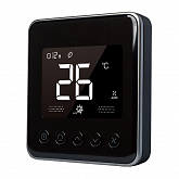 Digital thermostat Honeywell TF428DN-RSS_U black, for fan coil
