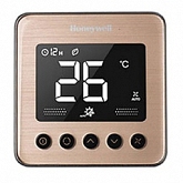 Digital thermostat Honeywell TF428KN-RSS_U gold brushed, for fan coil