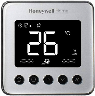 Digital Thermostat Honeywell TF428LN-RSS-U Brushed Silver, for Fan Coil