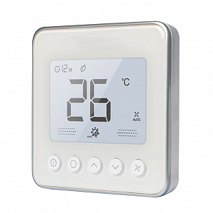 Digital thermostat Honeywell TF428WN-RSS-U white, for fan coil
