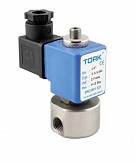 Electromagnetic water valve TORK S6075 three-way, DN 8, 230 VAC