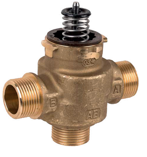 Honeywell VC Valve Body VCZMQ6000/U, Three-Way, 1" External Thread