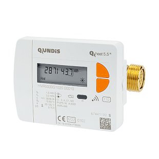 QUNDIS QHeat 5.5 R Heat Meter, DN15, 1.5m3/h with Radio Communication