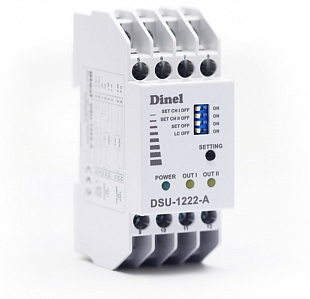 Two-channel power supply unit Dinel DSU-1222-A, for FLD-32 sensors