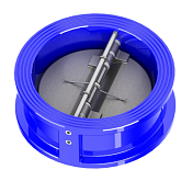 Double-wing check valve Abo Valve S700, DN100