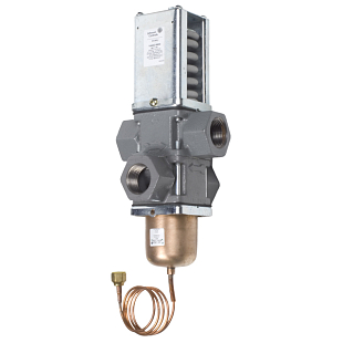 Pressure-Actuated Three-Way Water Valve Johnson Controls V48AC-9510 with 3/4" Connection