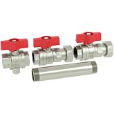 Mounting Kit with Belimo EXT-EF-25A Spacer for DN25 Heat Meters