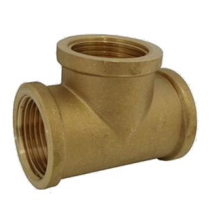 Brass T-piece "FFF" 700.1 DN25