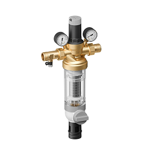 Domestic filtration station with pressure reducing valve Honeywell HS10S-LF DN25 without shut-off (HS10S-1LFZS)