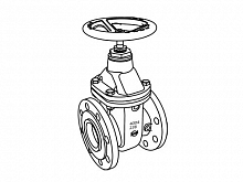Wilo DN 150 shut-off valve (2017164)